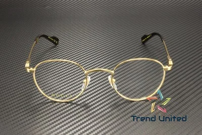 GUCCI GG1222O 002 Round Oval Panthos Metal Gold Demo Lens 48 mm Men 2