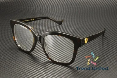 GUCCI GG1258O 005 Cat Eye Recycled Acetate Havana 53 mm Women