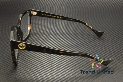 GUCCI GG1258O 005 Cat Eye Recycled Acetate Havana 53 mm Women 4
