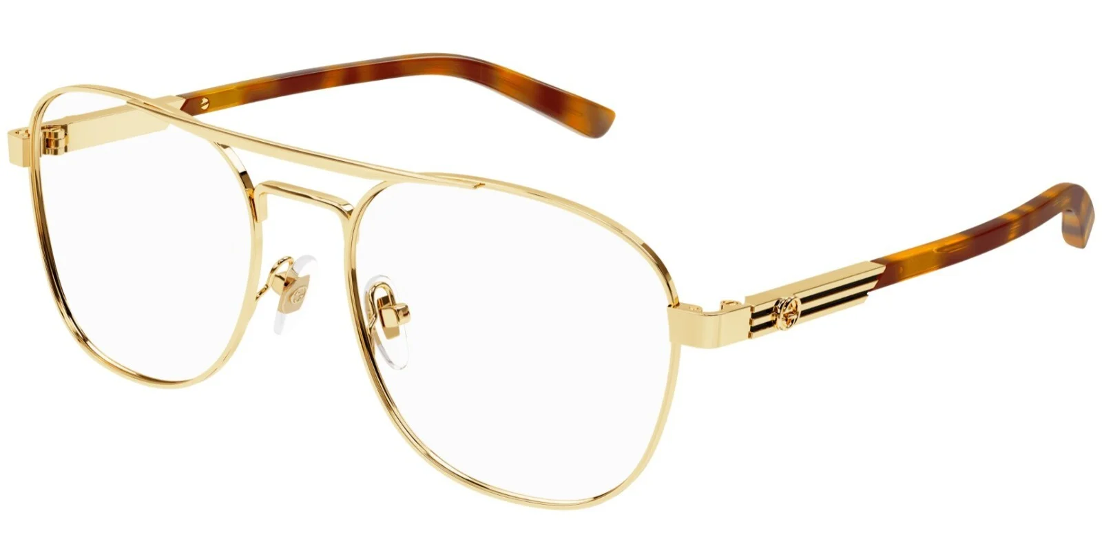 Gucci GG1290O 002 Gold Teardrop Men
