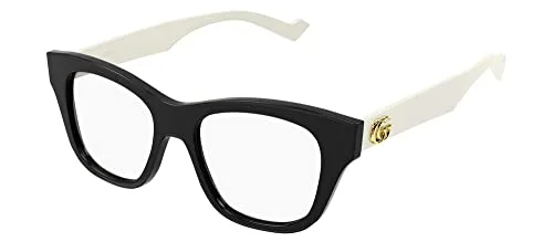GUCCI GG1297O 002 Cat Eye Recycled Acetate Blue Demo Lens 53 mm Men