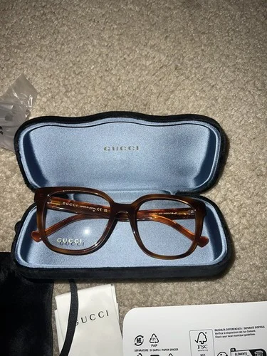 Gucci GG1305OA 003 Havana Rectangular Women 3