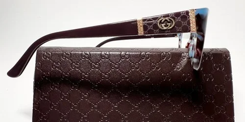 GUCCI GG3559 Havana Blue/Brown Eyeglasses With Case NEW 3