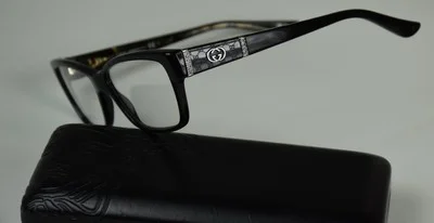 GUCCI GG3559 L73 135 Women Black Brown Havana Eyeglasses Frames Only 3