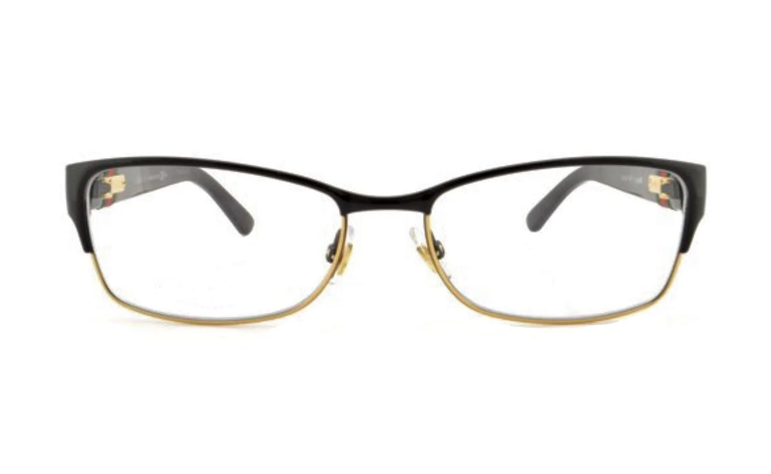 GUCCI GG4244 WRU 53mm Black and Gold Web Eyeglasses Frames Italy 2