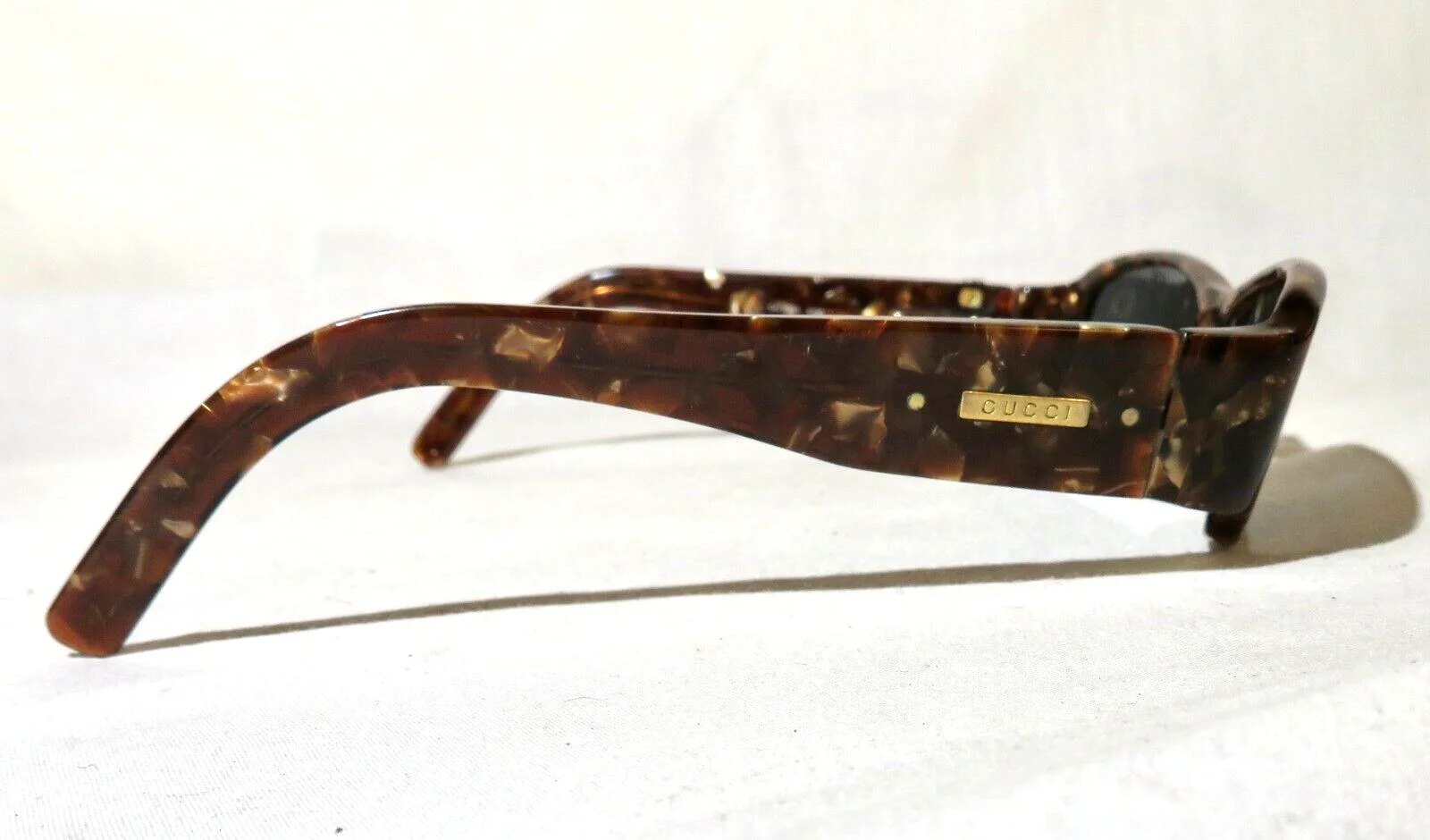 GUCCI , Italy GG2904 Rare Sunglass or Eyeglass, 56-18-145 Brown Gold BEE Eyewear 4