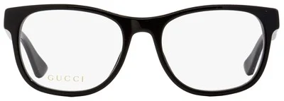 Gucci Rectangular Eyeglasses GG0004O 001 Black 53mm 0004 2