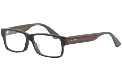 Gucci Sensual Romantic GG0344OA GG/0344/OA 001 Black/Green Optical Frame 56mm
