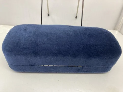 GUCCI SUNGLASS EYEGLASS HARD BLUE VELVET 7” CLAMSHELL CASE 3