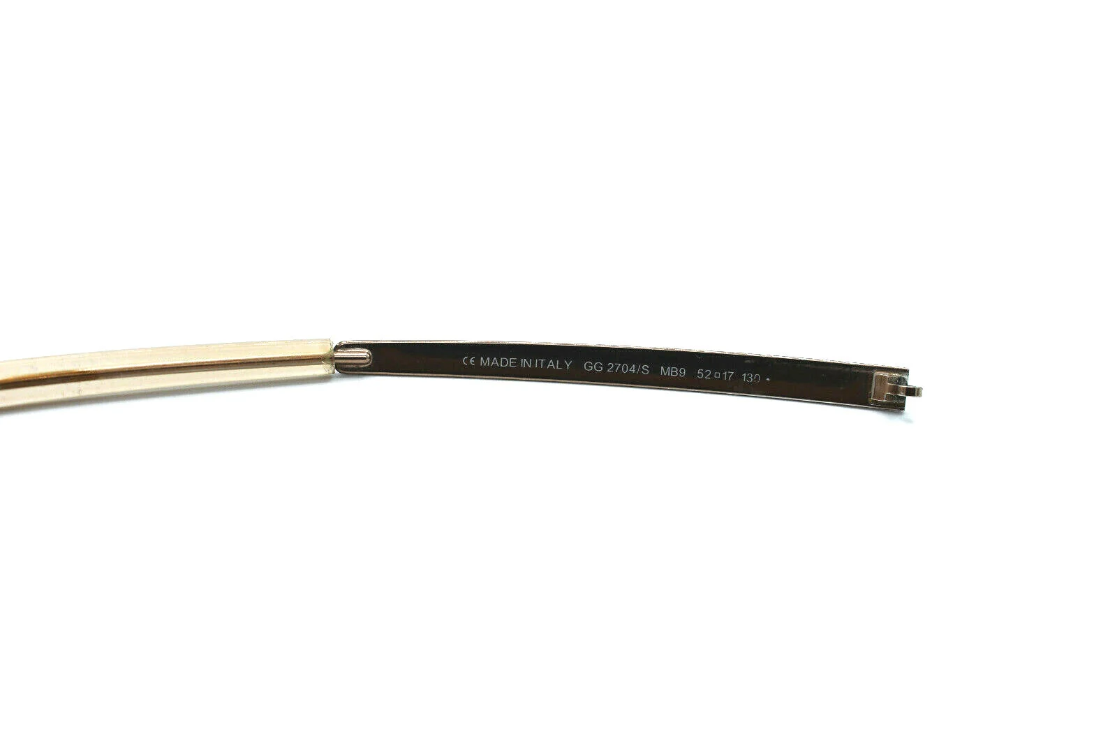 Gucci Temple Replacement PARTS GG 2704/S MB9 52[]17 130 Eyeglasses Frame #415 4