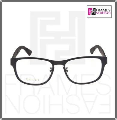GUCCI Web 0175 Black Rubber Eyeglasses Optical Frame 54mm GG0175O Unisex 3