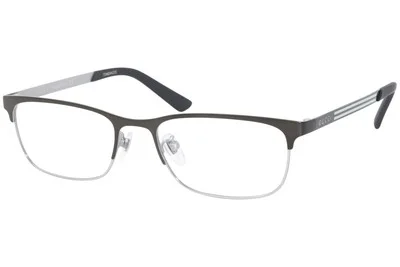 Gucci Web GG0700OJ 003 Eyeglasses Black/Silver Full Rim Titanium Optical Frame