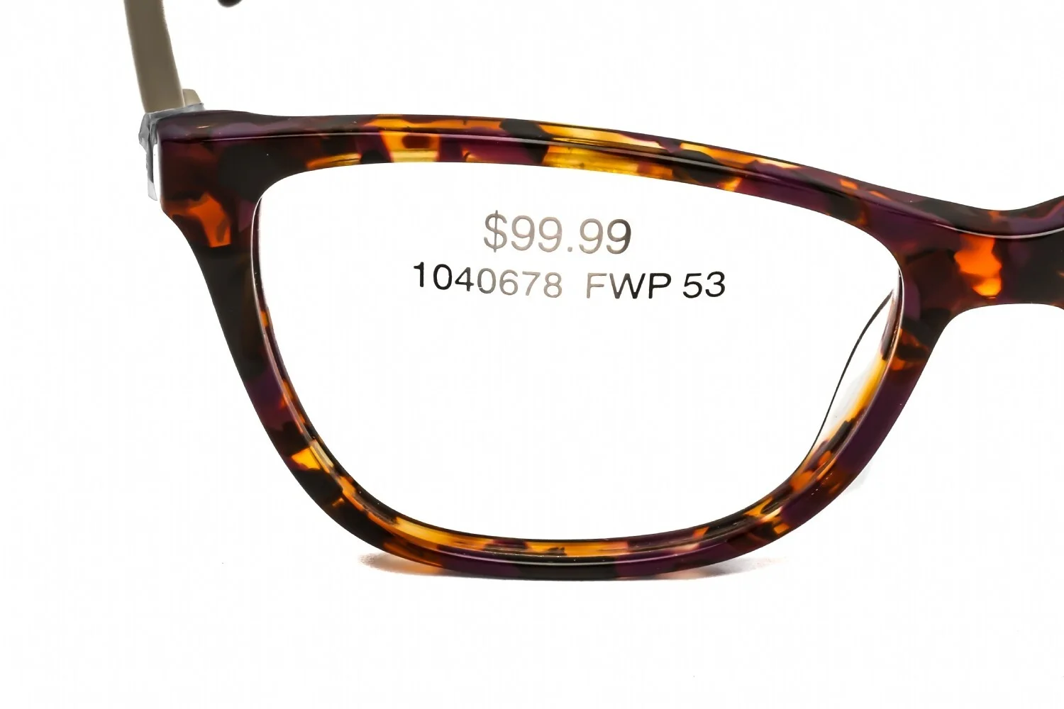 GUESS BY MARCIANO GM 02663 055 Eyeglasses Colored Havana Frame 53mm 3