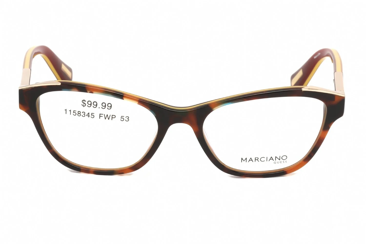 GUESS BY MARCIANO GM 02993 054 Eyeglasses Brown Tortoise Frame 53mm 2