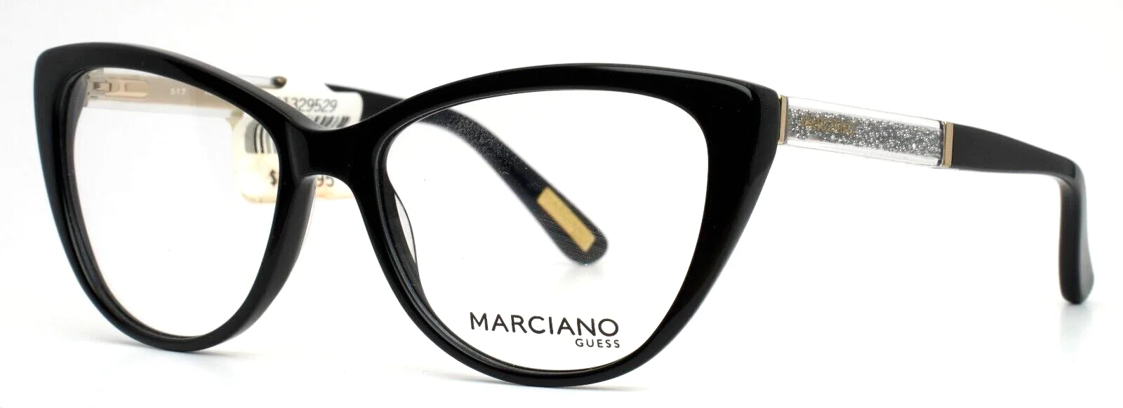 GUESS by MARCIANO GM0312 001 Black Womens Cat Eye Eyeglasses 53-16-135 B:41
