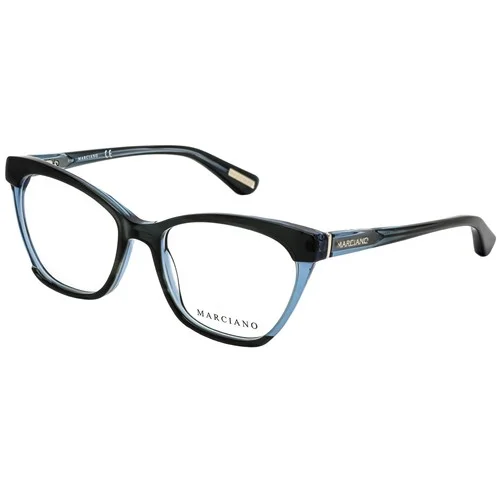 Guess By Marciano Unisex Eyeglasses Clear Lens Blue Cat Eye Frame GM0287-3 092