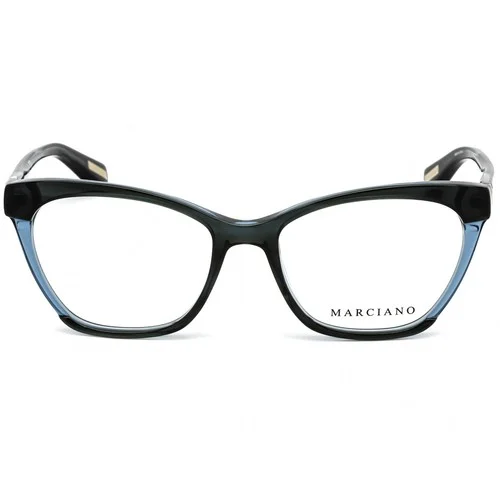 Guess By Marciano Unisex Eyeglasses Clear Lens Blue Cat Eye Frame GM0287-3 092 2