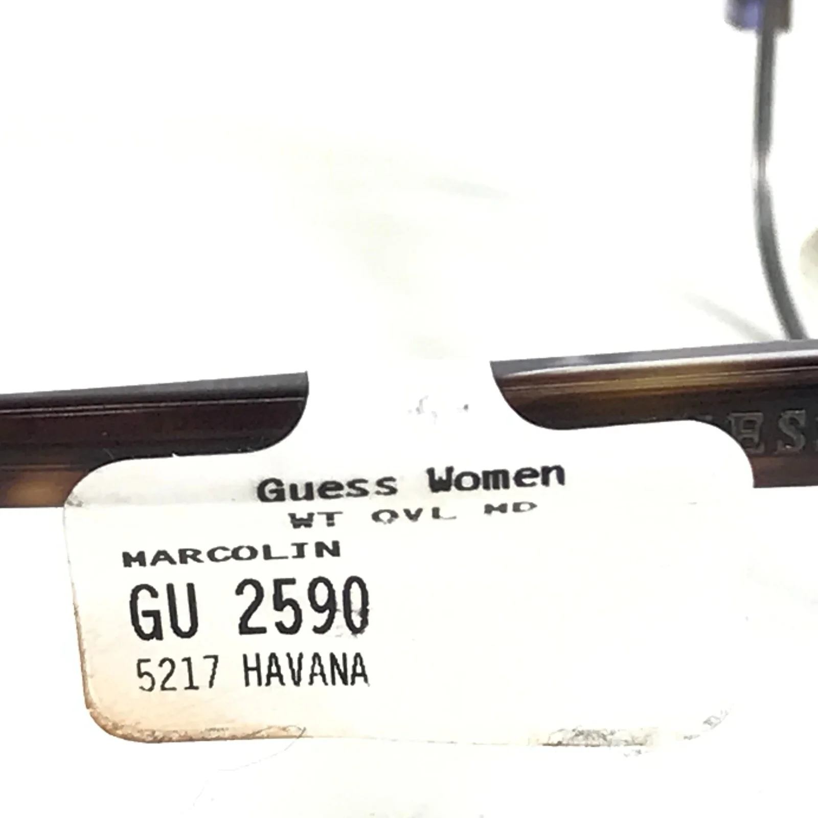 Guess Eyeglasses Frames GU2590 056 Gray Brown Tortoise Cat Eye 52-17-135 4