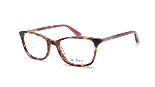 Guess Eyeglasses Frames GU2658 071 Purple Tortoise Square Cat Eye 52-17-135