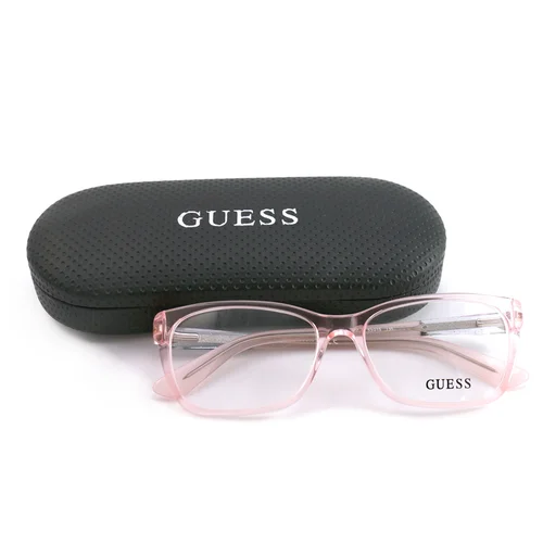 Guess Eyeglasses Women GU2581 072 Clear Pink 53 15 135 Frames Square 2
