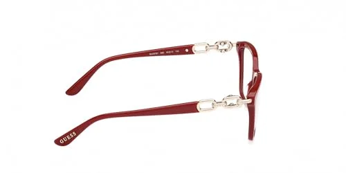 Guess Eyeglasses Womens GU2411 RD Red 52 17 135 Frames Oval 3