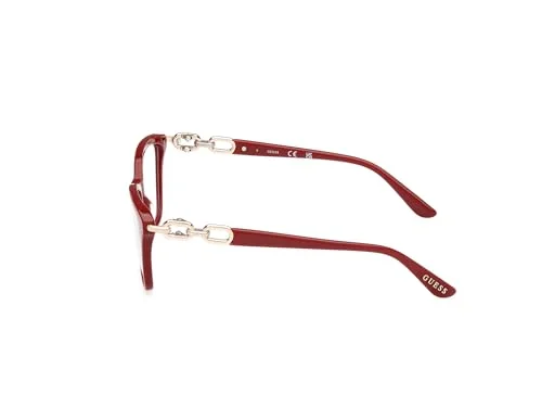 Guess Eyeglasses Womens GU2411 RD Red 52 17 135 Frames Oval 4