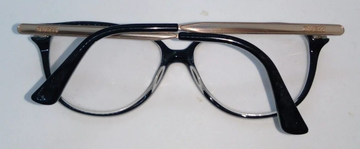 Guess GU2488 003 Womens Cat Eye Black & Gold Eyeglass Frames With Case 55-14-135 4