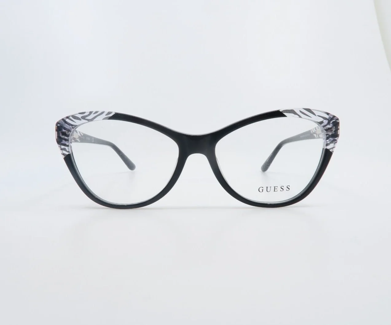Guess GU2818 001 56mm Black & Transparent Acetate Women 2