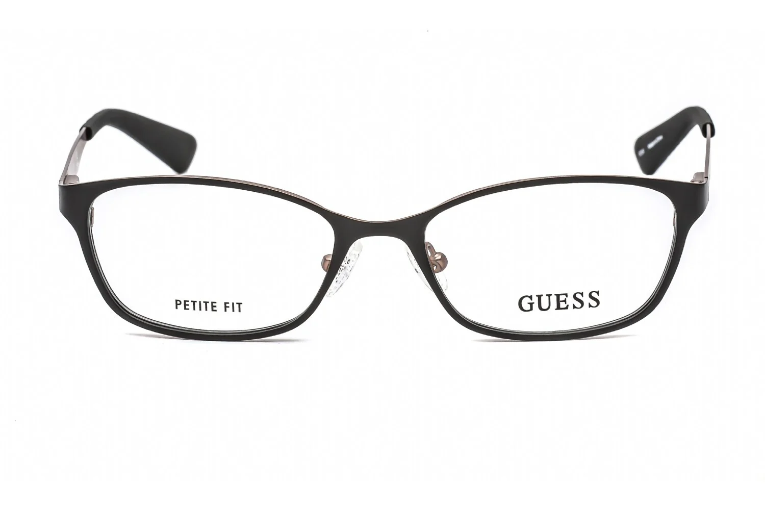 Guess Unisex GU2563 002 Rectangle Matte Black Eyeglasses 49mm 2
