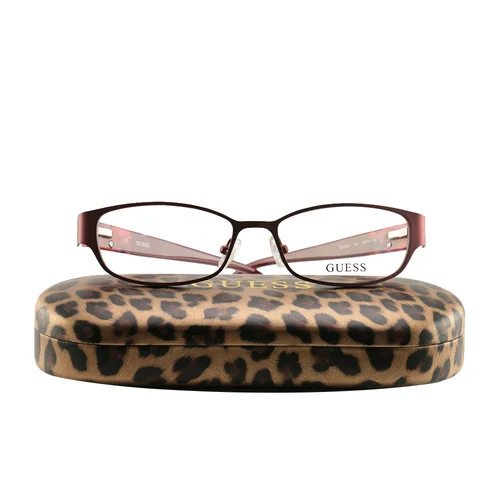Guess Womens Eyeglasses GU 2412 O92 Satin Red 52 16 135 Frames Rectangle 2