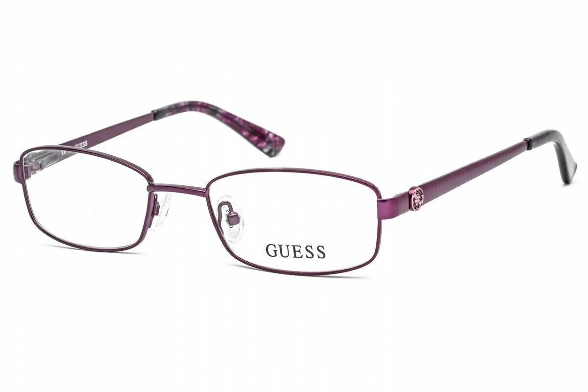 GUESS Womens Eyeglasses GU2524 082 49 Size 49mm/135mm/18mm Purple Frame