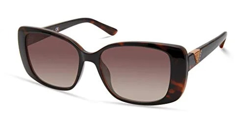 Guess Womens GU2304-3 Rectangle Gradient Brown Eyeglasses 53mm