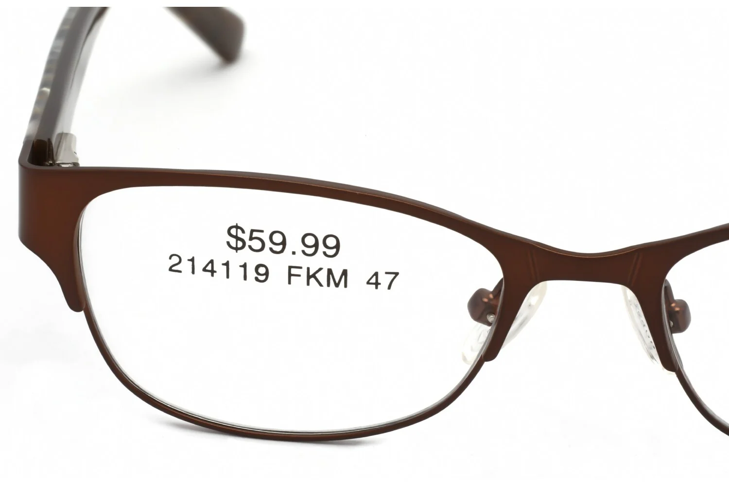 Guess Womens GU9123-3 Brown Animal Print Rectangular Eyeglasses 47mm 3