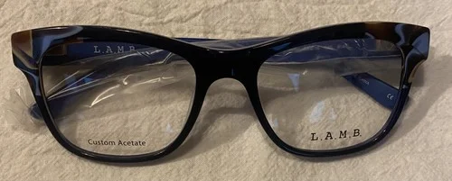 Gwen Stefani Eyeglasses Female L.A.M.B LA035 Navy Blue Optical Frame 53-19-140