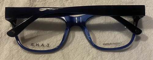 Gwen Stefani Eyeglasses Female L.A.M.B LA035 Navy Blue Optical Frame 53-19-140 2