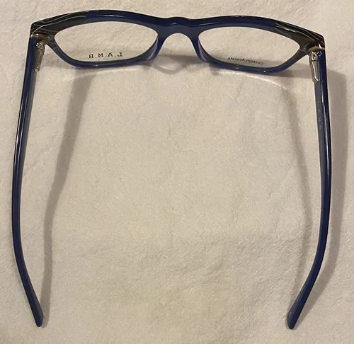 Gwen Stefani Eyeglasses Female L.A.M.B LA035 Navy Blue Optical Frame 53-19-140 4