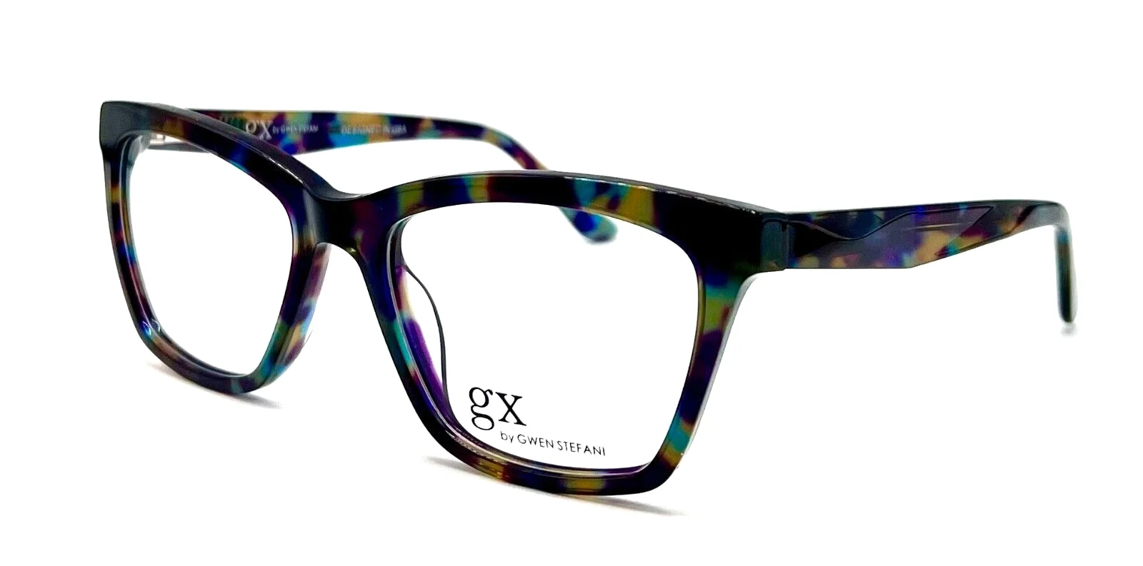 GX by GWEN STEFANI GX056 TEA 51/17/135 - PURPLE TEAL - NEW Authentic EYEGLASSES