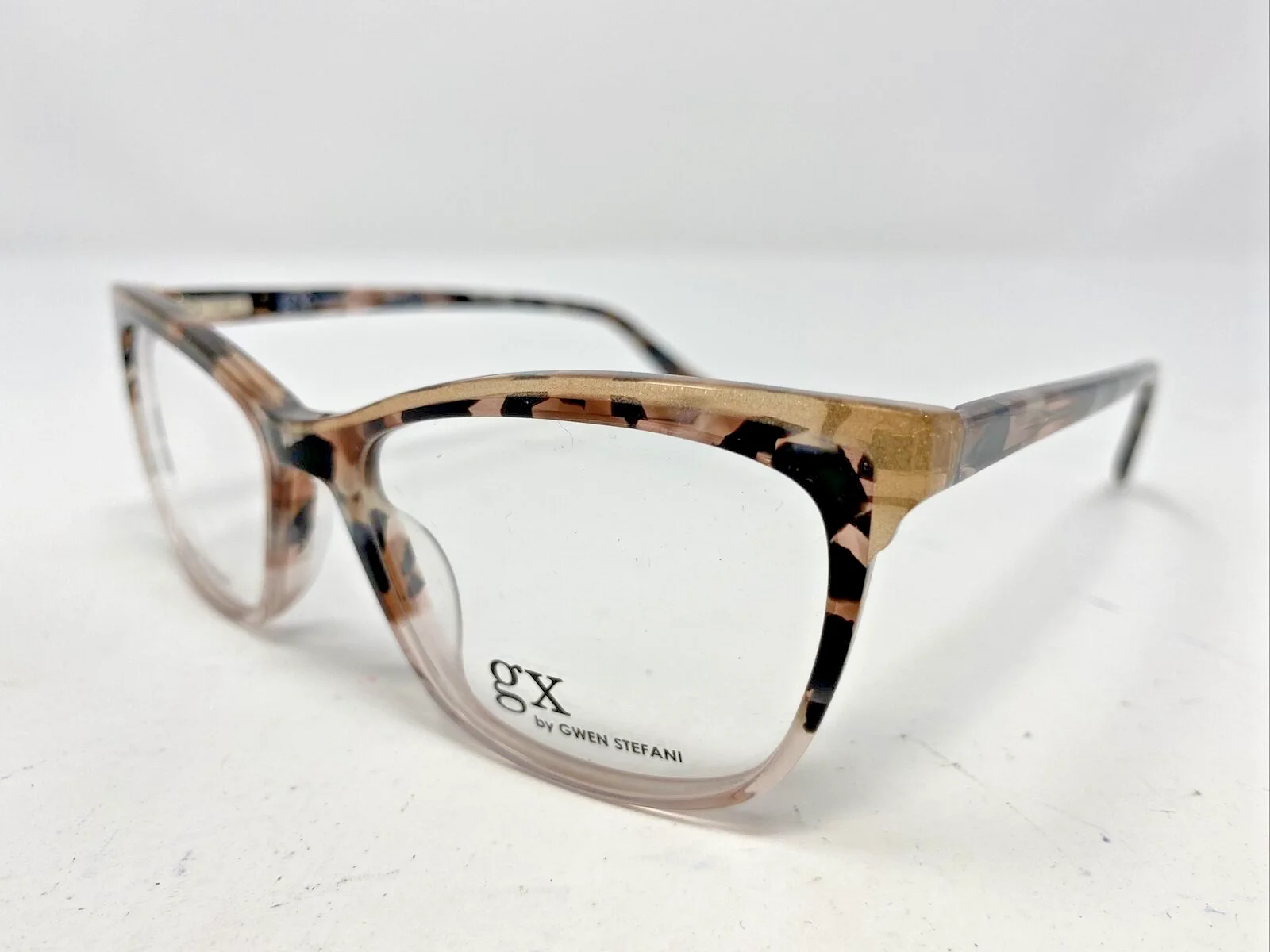 GX By Gwen Stefani GX075 GRY 52-16-140 B:38 Gray/Blush Eyeglasses Frame UH24