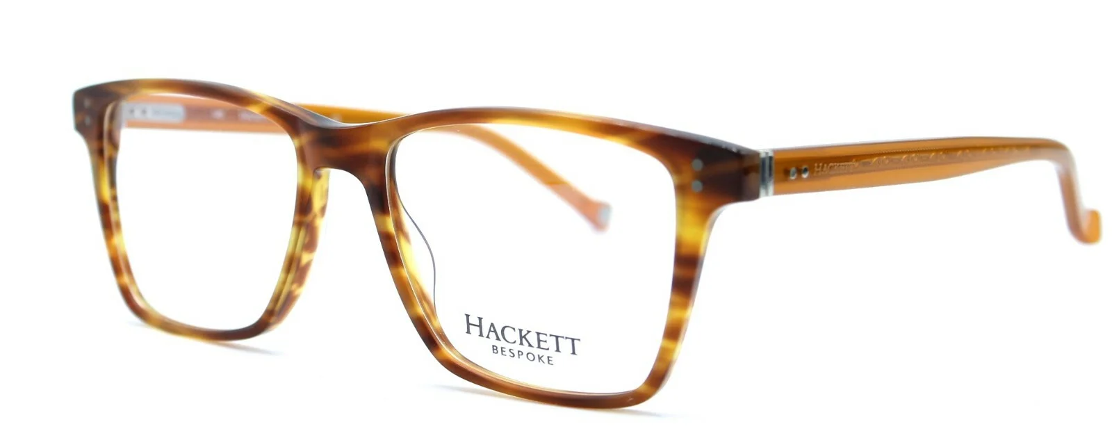 HACKETT BESPOKE - HEB205 416 53/17/145 - HONEY HORN - NEW Authentic EYEGLASSES