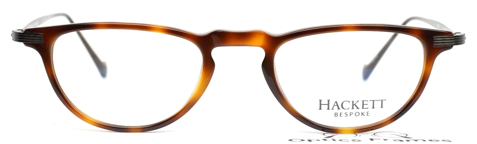 HACKETT BESPOKE HEB219 138 Tortoise Mens Oval Full Rim Eyeglasses 48-21-150 B:32 2