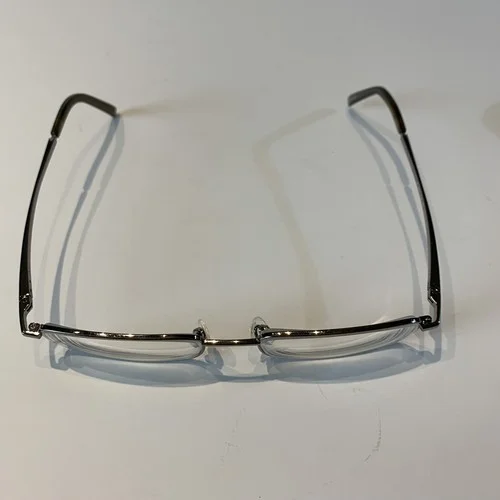 Halston Eyeglass Frames Silver Color Full Rim 51-17 135 Rectangle 2