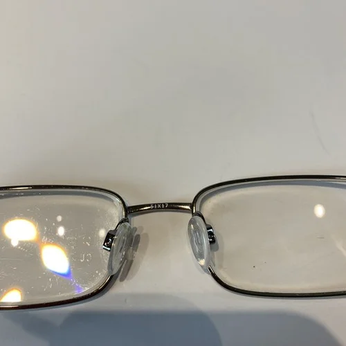 Halston Eyeglass Frames Silver Color Full Rim 51-17 135 Rectangle 4