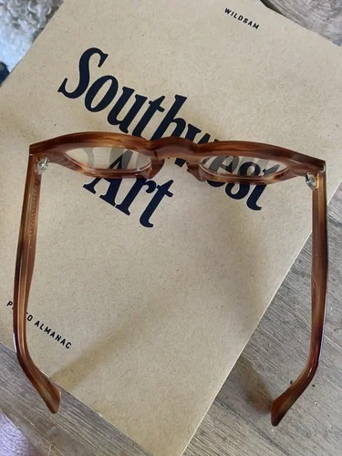Handmade Acetate Blonde Tortoise eye frames or cute for sunglasses too 3