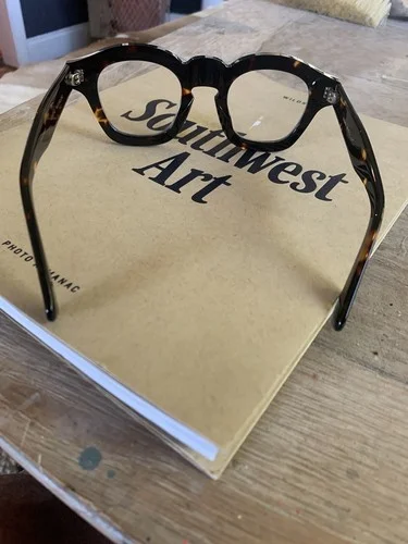 Handmade Acetate Eyeglasses - no prescription - Dark Tortoise 3