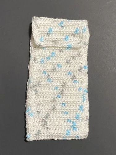 Handmade Crocheted Eye Glass Case Holder Pouch w/matching Coin Purse Pouch 3