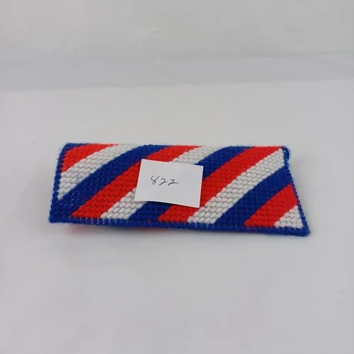 Handmade Crocheted Eyeglasses Sunglasses Slip Case Rainbow Travel Carrier 3