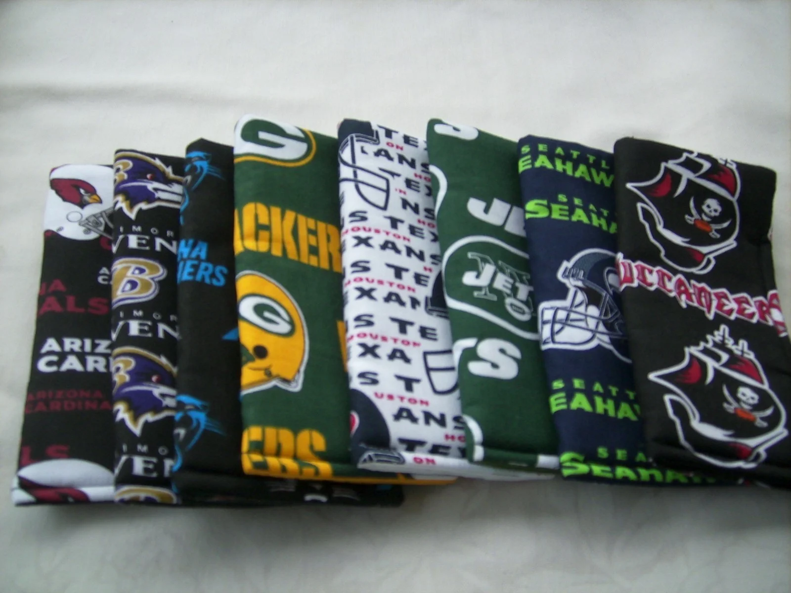 Handmade soft eyeglass case sport teams NFL NHL NBL College