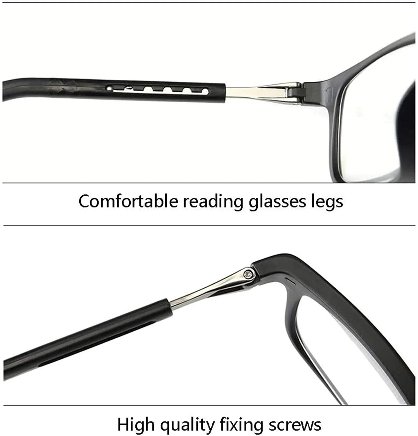 Hanging Folding Magnetic Reading Glasses Front Click Connect Neck Eyeglasses USA 3