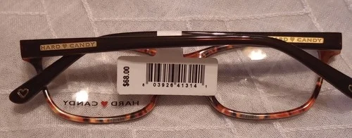 Hard Candy Eyeglass Frames Brown HC32 550261000 52-17-140 NWT $68 MSRP 4