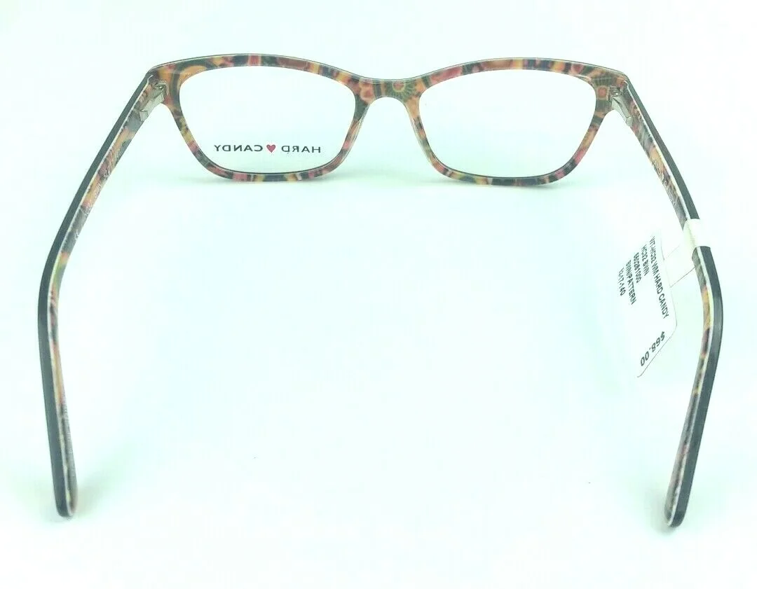 Hard Candy Eyeglass Frames Brown Pattern HC32 550261000 2